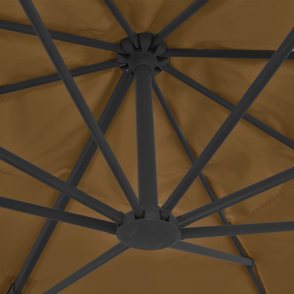 Kantilever-Schirm Mit Aluminium Mast Großzügiger Schatten 400x300 cm - Hobbyfy