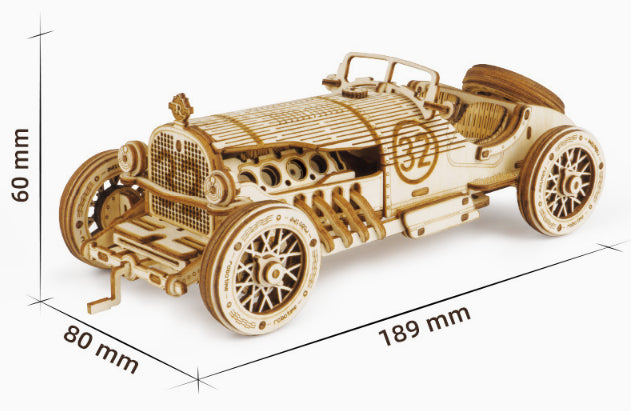 DIY 3D Holzpuzzle Zugmodell Bausatz LaserSchneidtechnik 308 Teile