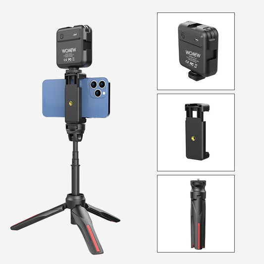 LuminaPro Selfie Stick Mit Beleuchtung Und Stativ All In One - Hobbyfy