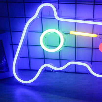 Neon Gamepad Lampe Acryl LED 41x27,5 Cm