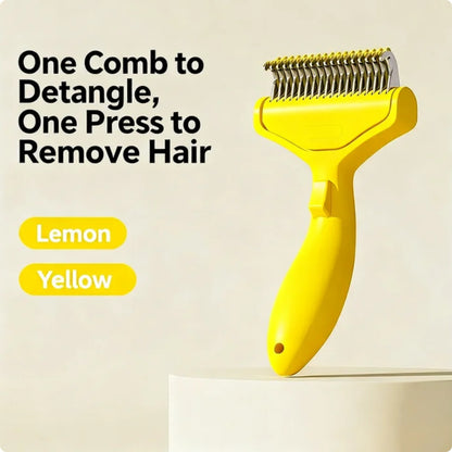 PetCare Entfilzungsbürste Katzen Und Hunde Selbstreinigend