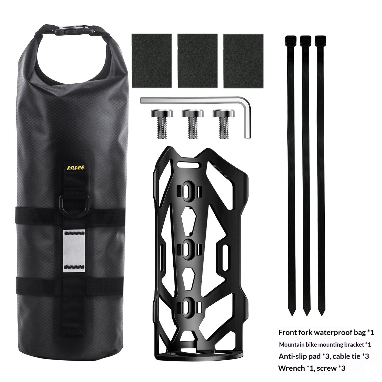 RoadMountain FrameFork Waterproof Bag Schwarz 5 Liter Kapazität
