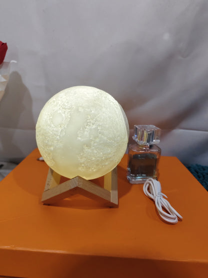 Lunar Luftbefeuchter Nachtlicht Mond-Design 880 ml 13 cm