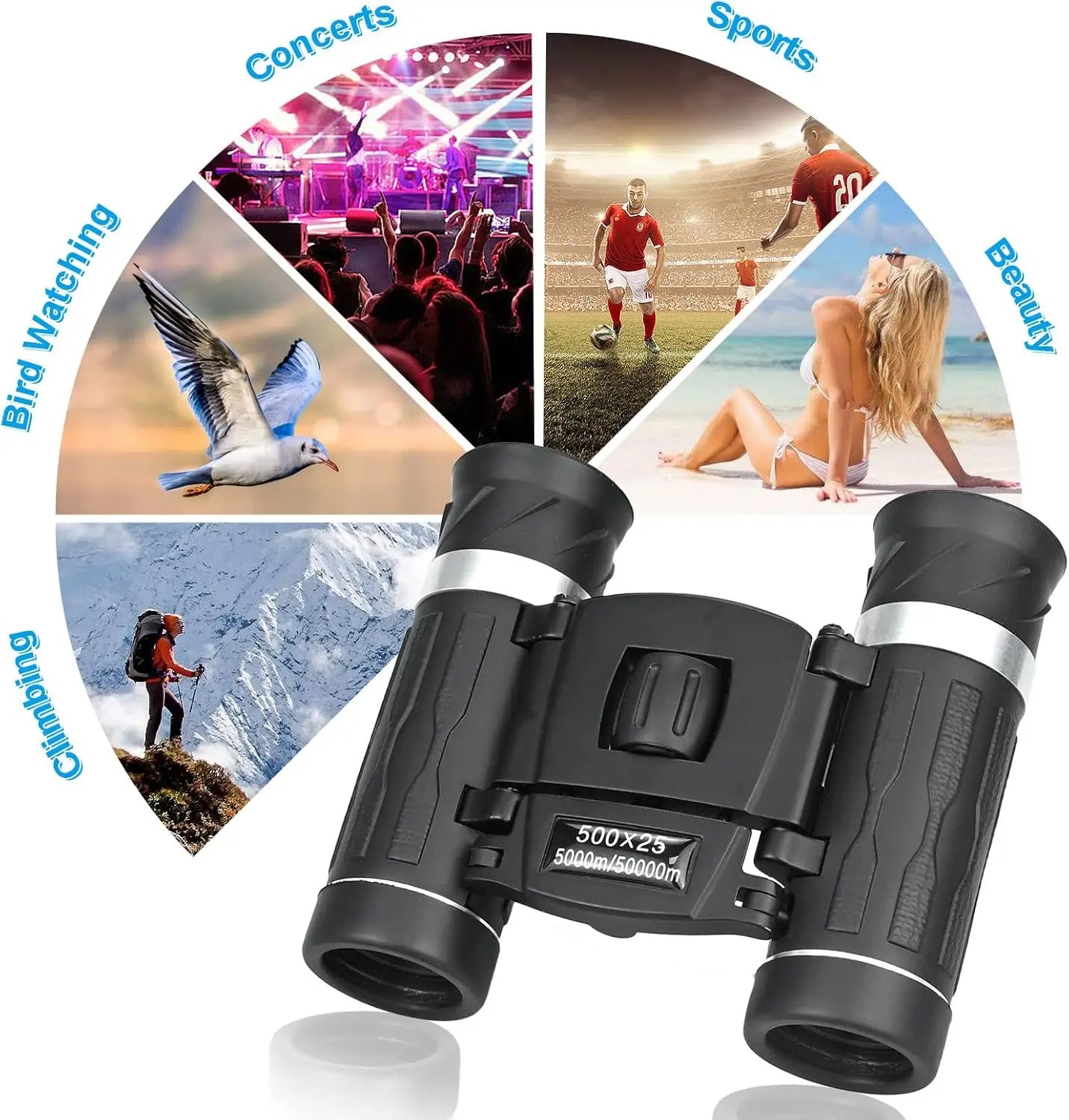 Faltbares Langstrecken Fernglas HD Zoom 5000 Bis 50000m - Hobbyfy