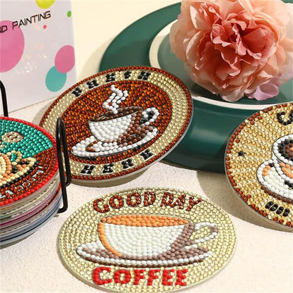 Diamantmalerei DIY Art Set für Untersetzer - Hobbyfy