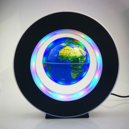 LuxGlobus Schwebender Magnetglobus Mit Leuchtender Rotation Für Büro - Hobbyfy