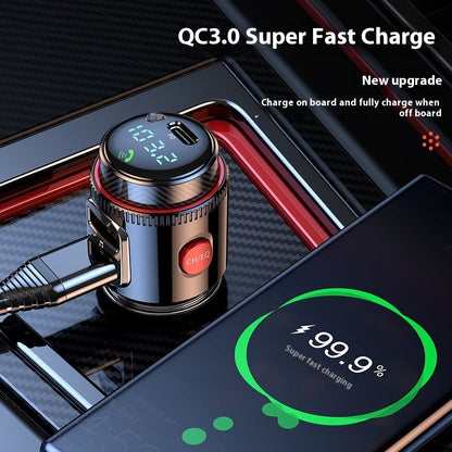 Bluetooth FM Transmitter Auto MP3 Player Mit Schnellladung