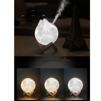 Lunar Luftbefeuchter Nachtlicht Mond-Design 880 ml 13 cm