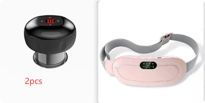 LunaTherm Menstruations Heizgürtel Mit Vibrationsmassage USB Aufladbar