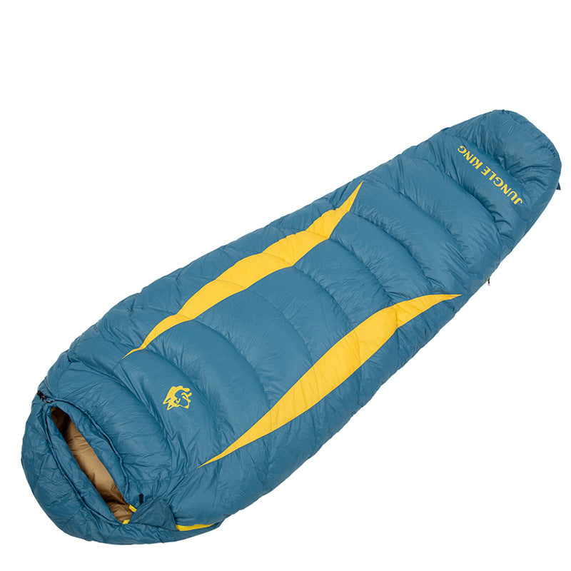 Daunengefüllter Mumienschlafsack FP650 900 g Für Erwachsene - Hobbyfy
