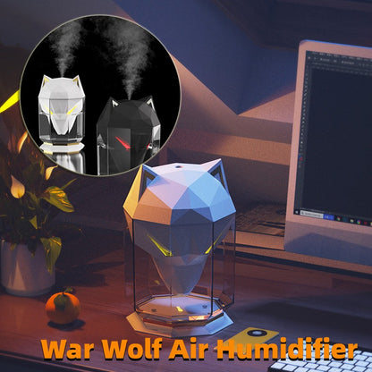 War Wolf Ultraschall Luftbefeuchter Mit Farbigen Lichtern Nano Spray - Hobbyfy
