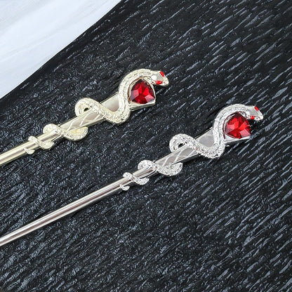 LuxeSchmuck Schlangenclip Silberkristalloptik Oder Goldkristalloptik - Hobbyfy