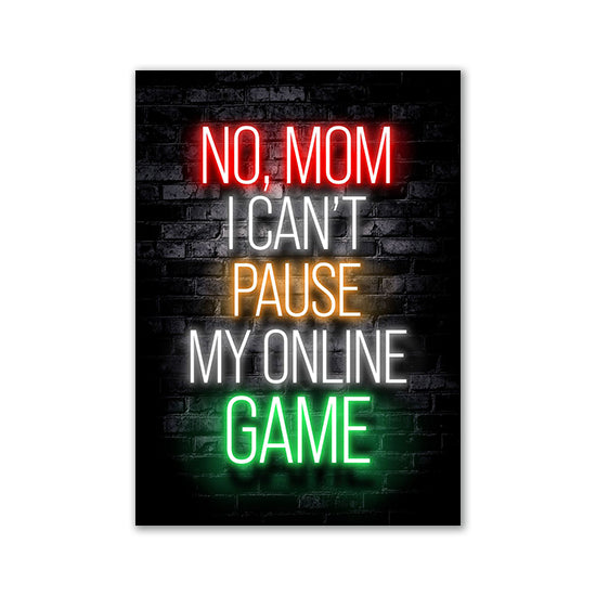 Neon Canvas Gaming Matte - Hobbyfy