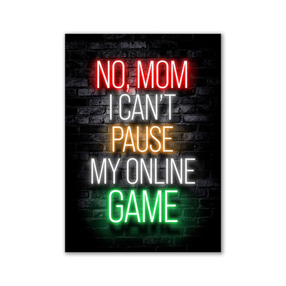 Neon Canvas Gaming Matte - Hobbyfy