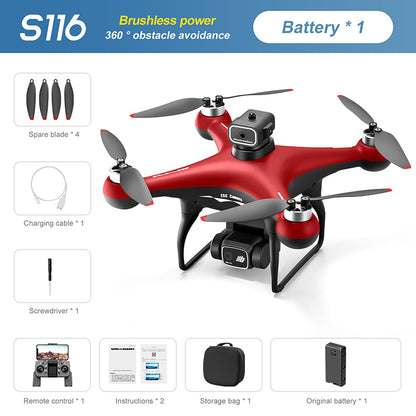 S116 Brushless Drohne Mit Vier Wege Hindernisvermeidung HD Aufnahmen - Hobbyfy