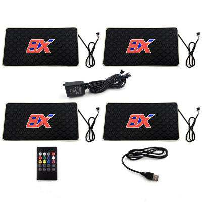 LuxAuto Innenraum Lichtset RGB Musikgesteuert Mit Logo Variant - Hobbyfy