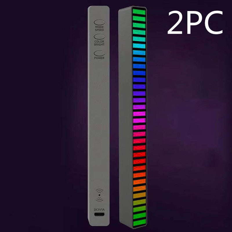 Sprachgesteuerte Ambientebeleuchtung RGB 32 LEDs 18 Farben - Hobbyfy