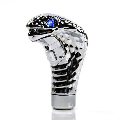 Cobra LED Schaltknauf Mit Blauen Augen Und Verstecktem Aktivknopf - Hobbyfy