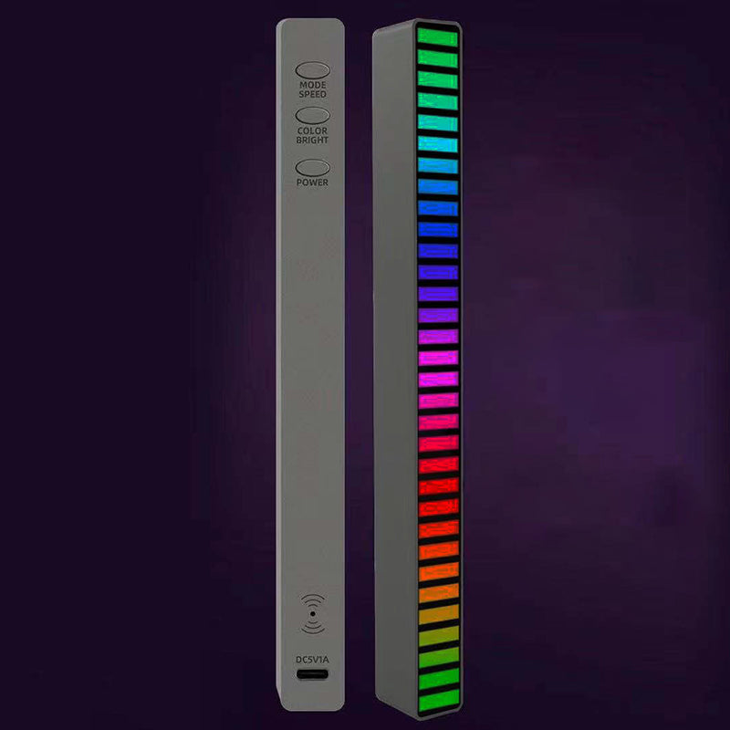 Sprachgesteuerte Ambientebeleuchtung RGB 32 LEDs 18 Farben - Hobbyfy
