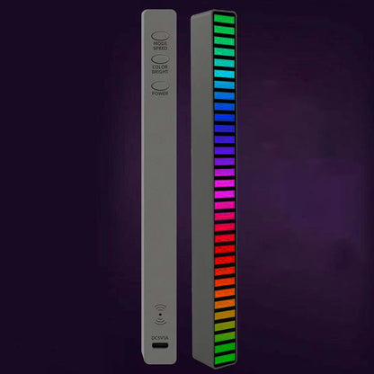 Sprachgesteuerte Ambientebeleuchtung RGB 32 LEDs 18 Farben - Hobbyfy