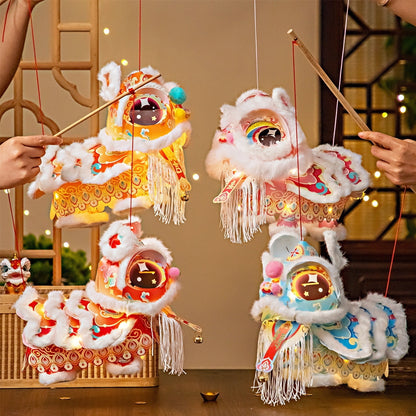 DIY Neujahrs Trend Löwentanz Laternen Bastelset Handgefertigte Kunstwerke