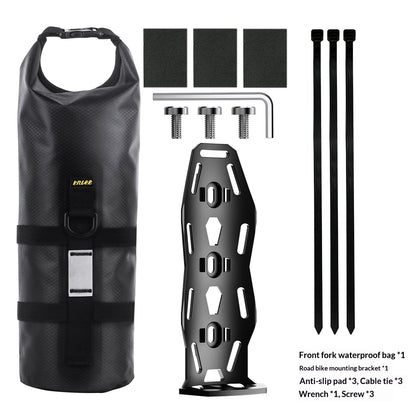 RoadMountain FrameFork Waterproof Bag Schwarz 5 Liter Kapazität