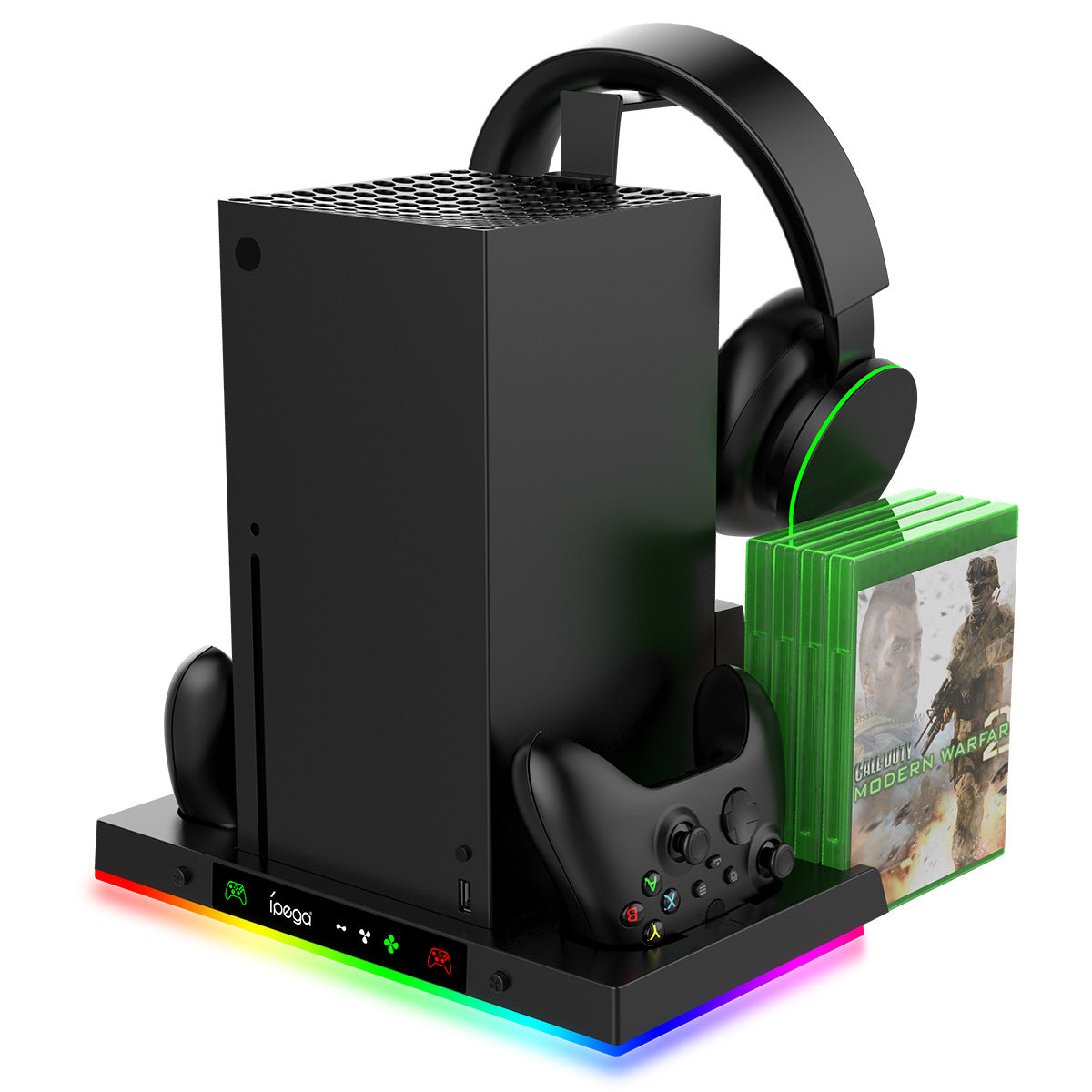 Gaming-Kühldock Mit Ladefunktion & Headsethalter für Xbox - Hobbyfy