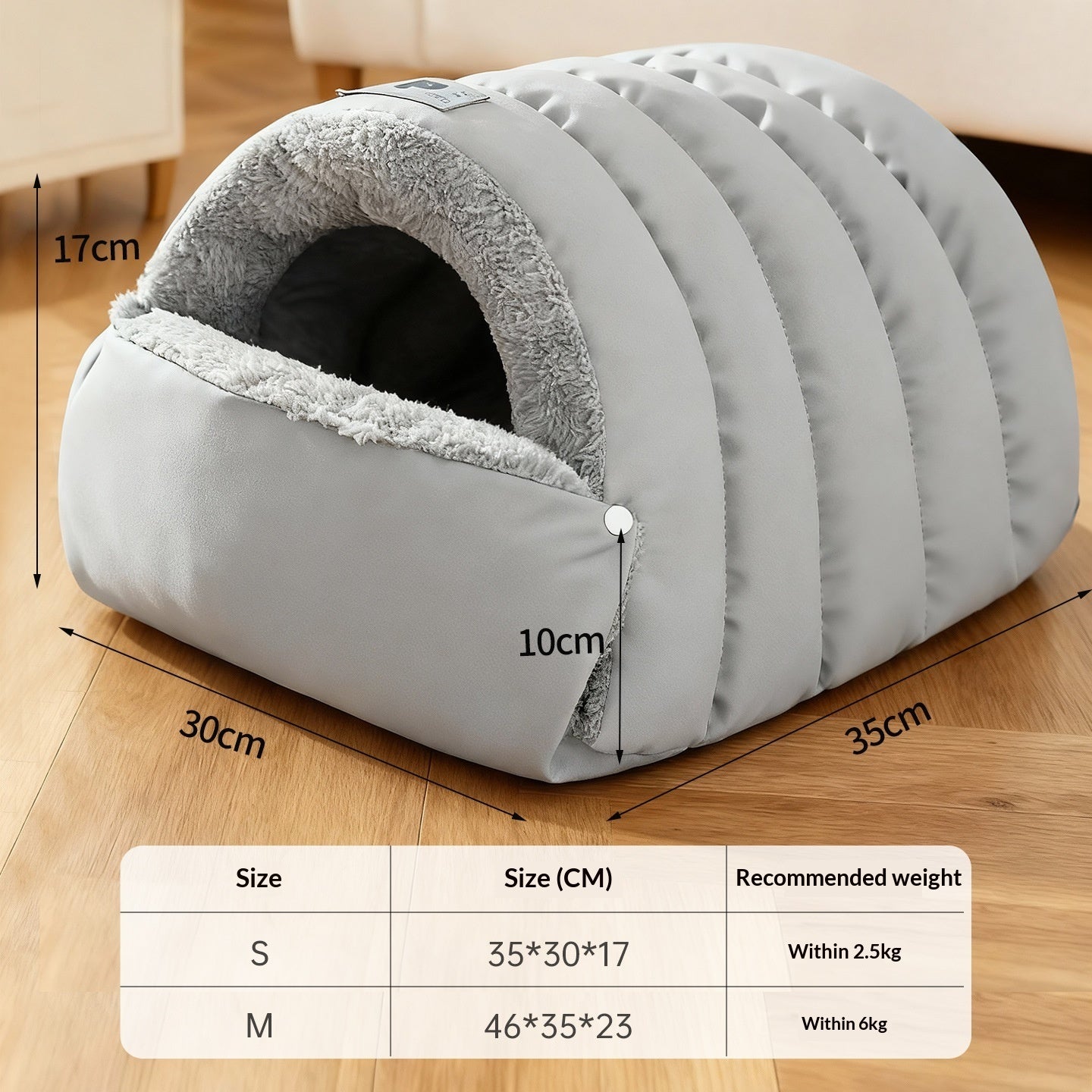 Kuschelig Geschlossener Schlafsack Katzenbett Für Winterwärme - Hobbyfy