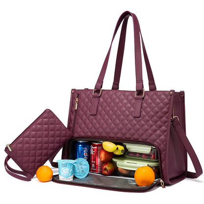 Convenient Commute Lunch Bag Damen Isolierte Kühltasche Auslaufsicher - Hobbyfy