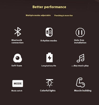 Reaktions Trainer Musik Boxen Mit LED Licht Und 6 Zielpunkten