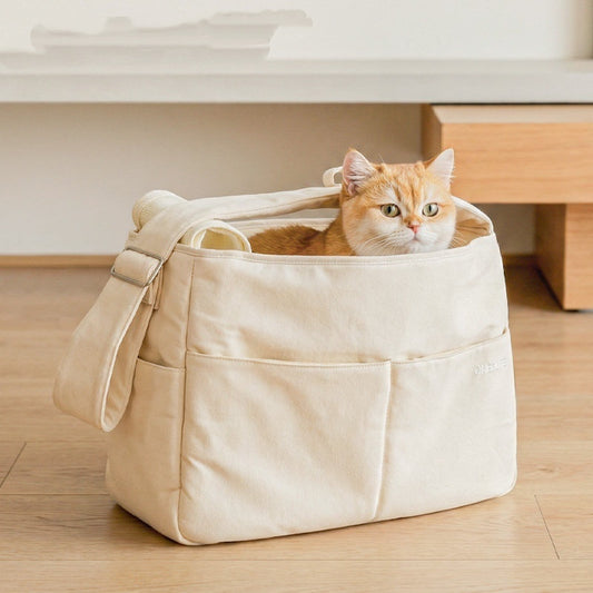 Katzenkomfort Katzentragetasche Leichte Aprikosenfarben Outdoor-Reisen