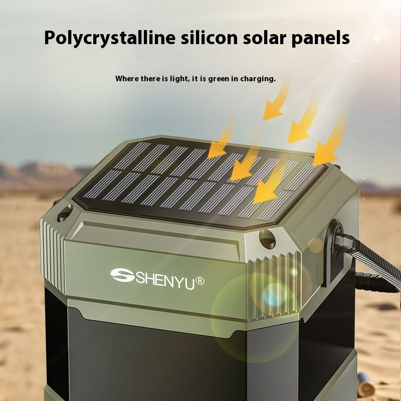 TerraCharge Handkurbel Solar Radio Bluetooth Lautsprecher Powerbank