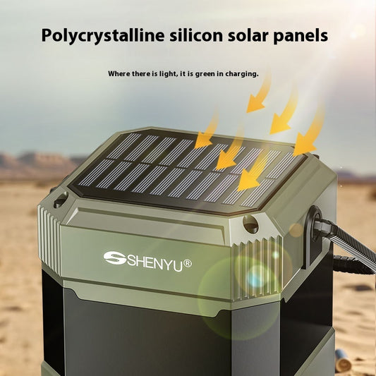 Solar Radio Mit Handkurbel Und Bluetooth Powerbank - Hobbyfy