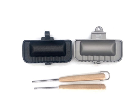 ChefLine Doppelseitige Bratpfanne Für Brot Waffeln Spiegeleier