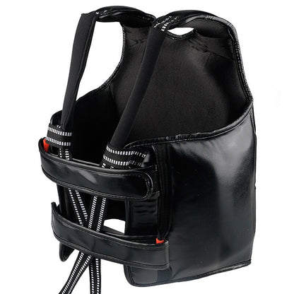 Brustschutz Schwarz Boxen Kampfsport Taekwondo Schutzausrüstung