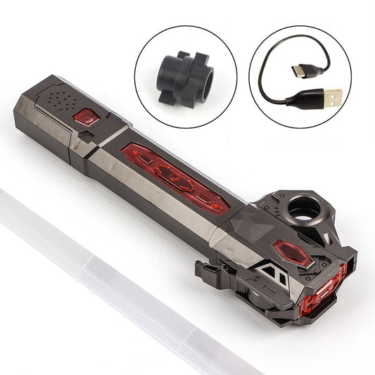 CosplayPro Lichtschwert RGB Ausziehbar Zweiklingen USB C Kinder - Hobbyfy