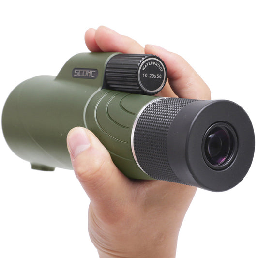 Monokular Zoom 10x-20x 50 mm Objektiv Kompakt - Hobbyfy