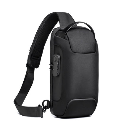 SafeGuard Wasserfest USB-Lade Diebstahl-Schutz Umhängetasche Oxford - Hobbyfy