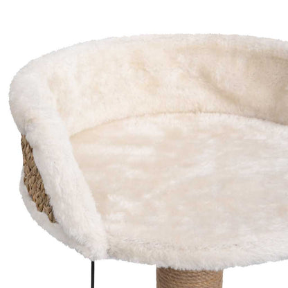 KatzenKraft Kompakter Katzenkratzbaum Seagrass Kratzstamm 49 cm