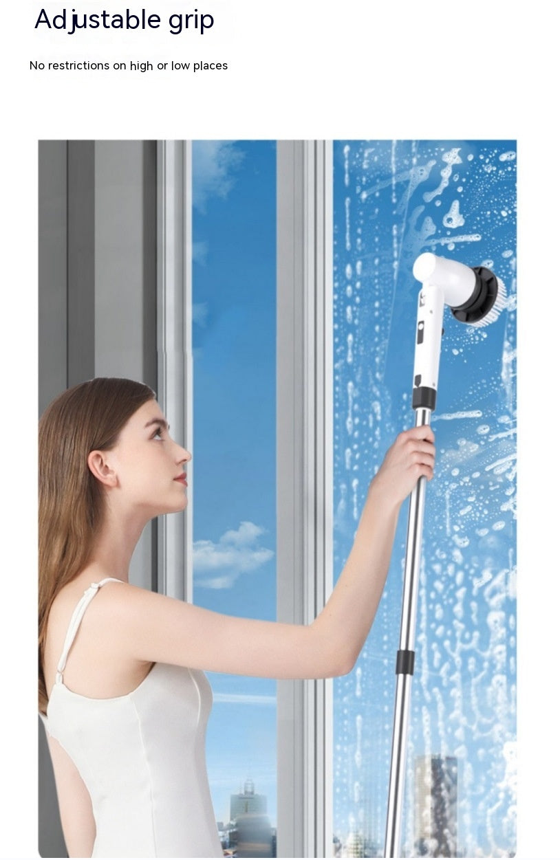 Kabellose Elektro-Reinigungsbürste 7-in-1 Mit Langem Griff - Hobbyfy