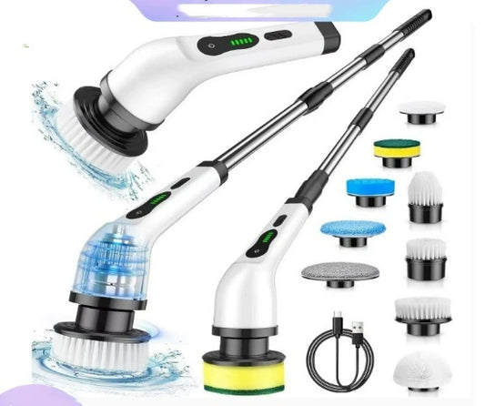 9 In 1 Elektrische Reinigungsbürste Mit Teleskopgriff