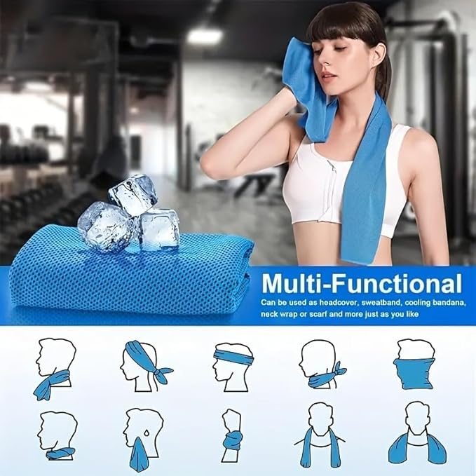 Kühlhandtuch Outdoor Fitness Schnelles Trocknen Erfrischend - Hobbyfy