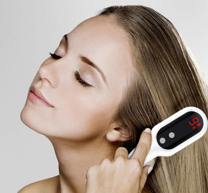 BrandX Elektrischer Kopfmassager Kamm Magnettherapie LED Haarwachstum - Hobbyfy