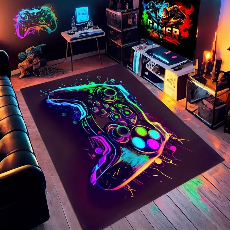 Gaming Bodenmatte Wasserdicht Abwischbar Cartoon Muster Größen - Hobbyfy