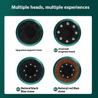 VitalPulse Beheiztes Kabelloses Scraping Massagegerät Mit Cupping Funktion Fuer Schmerz Und Stressabbau - Hobbyfy