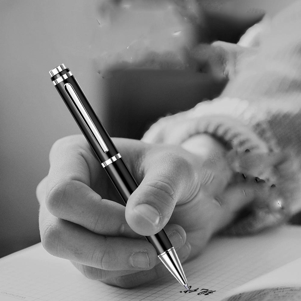 Kreatives Mini Stift Diktiergerät Kupfergehäuse WAV HD Aufnahme - Hobbyfy