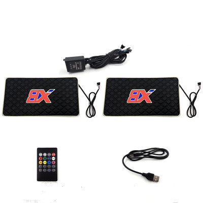 LuxAuto Innenraum Lichtset RGB Musikgesteuert Mit Logo Variant - Hobbyfy