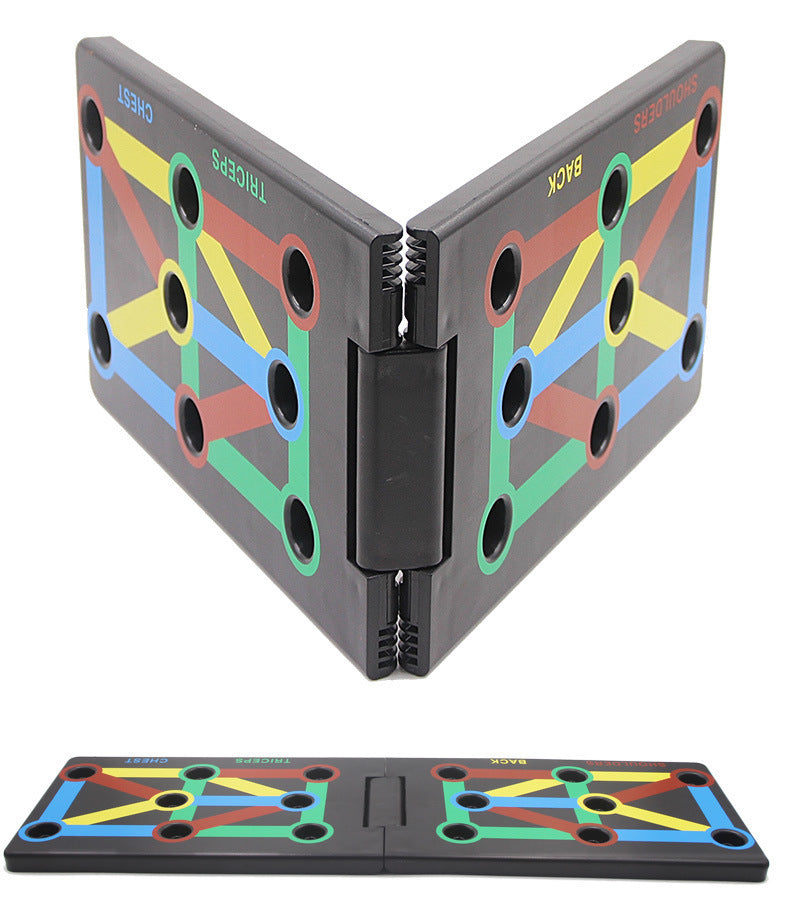 Multifunktionales Farbcodiertes Push-Up-Board für Home Gym