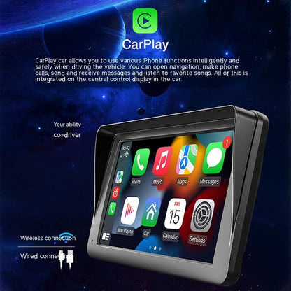 Apple 7-Zoll Kabellos CarPlay Tragbares Display Mit IPS-Touchscreen - Hobbyfy
