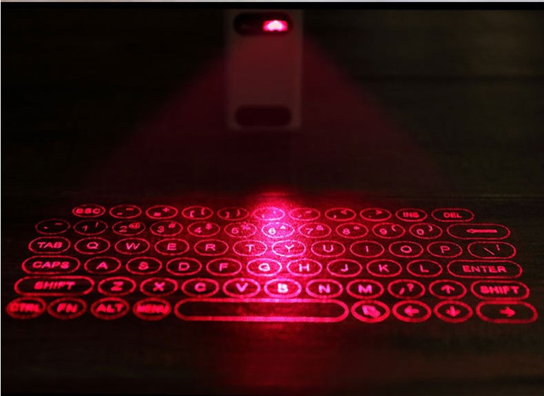 Virtuelle Laser Tastatur Bluetooth Kabellos Mausfunktion Faltbare Tatstatur - Hobbyfy